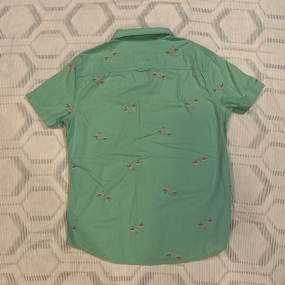 Urban Pipeline Men’s Flamingo Detail Button-Down Collared Shirt sz Medium - Picture 5 of 7